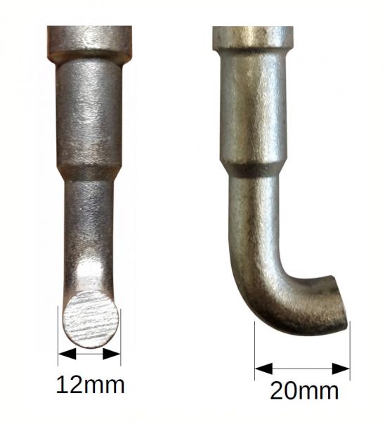 12mm J-Hakenspitze